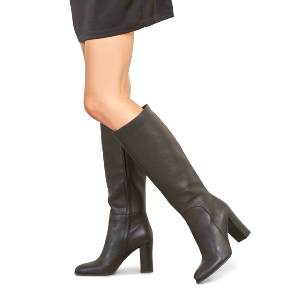 Kenneth Cole Justin Leather High Heel Boot 9.5